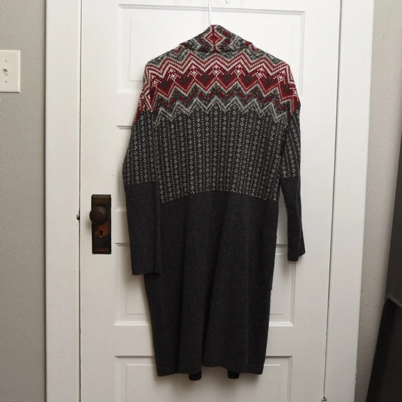 J. Jill women’s open front cardigan long duster sweater wool blend size S petite - Picture 2 of 8